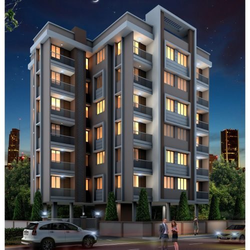 CTS NO 7828 BHAGAT BUILDERS night
